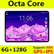 Super Fast 10 inch tablet Octa Core Android 8.0 OS 6GB RAM 128GB ROM 1280X800 IPS Screen tablets 10 10.1 Media Pad