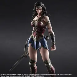 Играть искусств Dc Super Hero Лига Справедливости Wonder Woman ПВХ фигурку из коллекции модель игрушки 10 "26 см