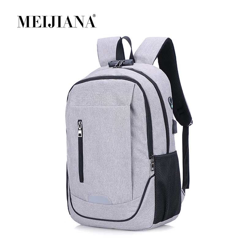 

MeiJiaNa All New Anti-theft Backpack 19 Years Men's Large-Capacity And With USB Charging Computer Backpac Password Lock