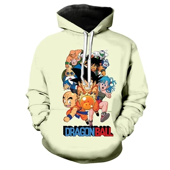 

Jumeast 3D Print Men/Women Hoodies Dragon Ball Hooded Sweatshirt Casual Long Sleeves Sports Pullover Japenese Fashion Comic