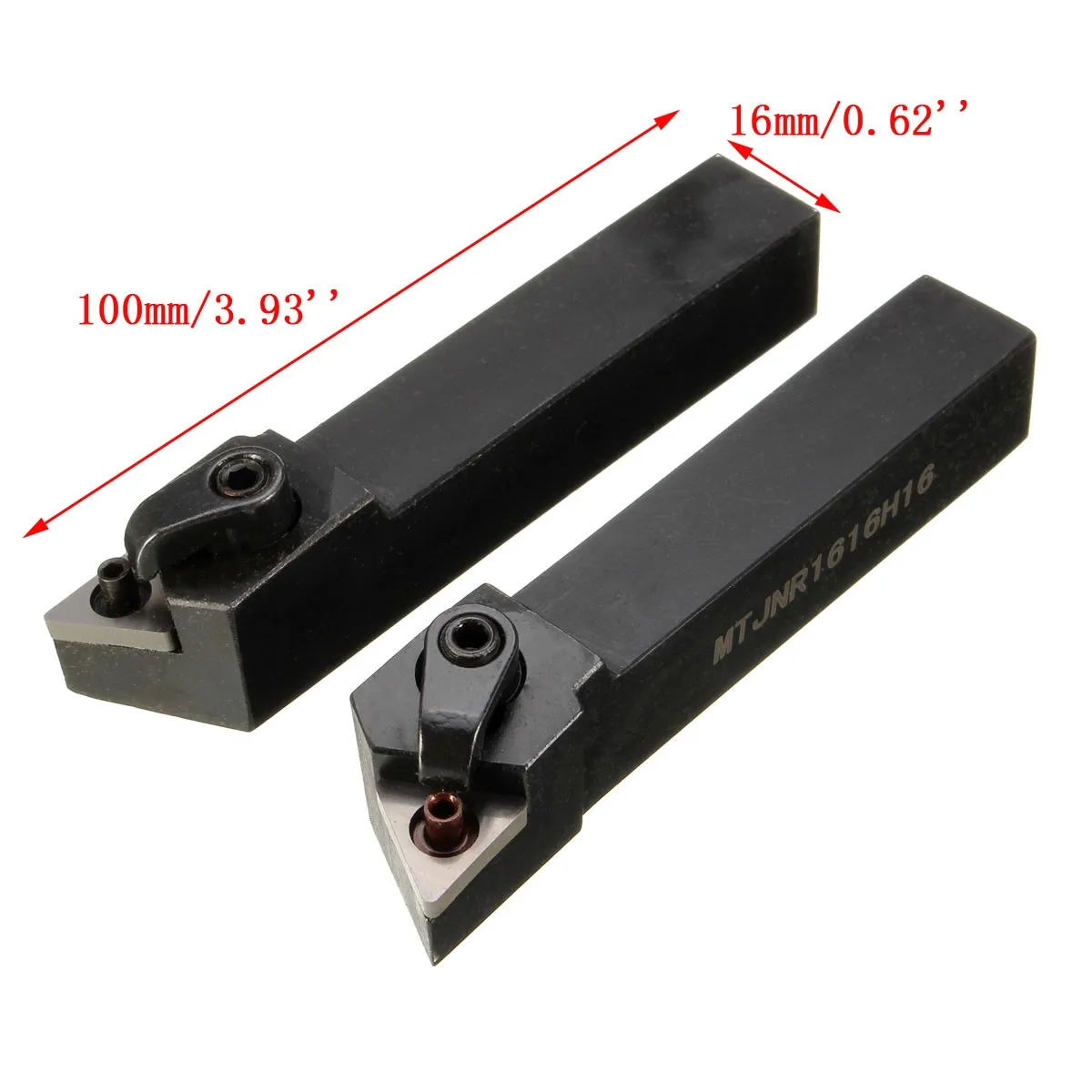 2 шт. MTJNL1616H16 MTJNR1616H16 токарный держатель токарного инструмента 16x100 мм для TNMG 4 гаечный ключ+ 2 расточные стержни комплект вставка