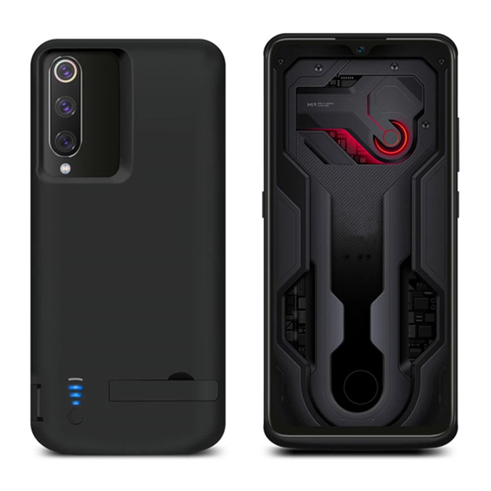 

5000mAh Battery Charger Case for Xiaomi Mi 9 Mi9 Case External Backup Charging PowerBank Case For Xiaomi Mi 9 Battery Case Stand