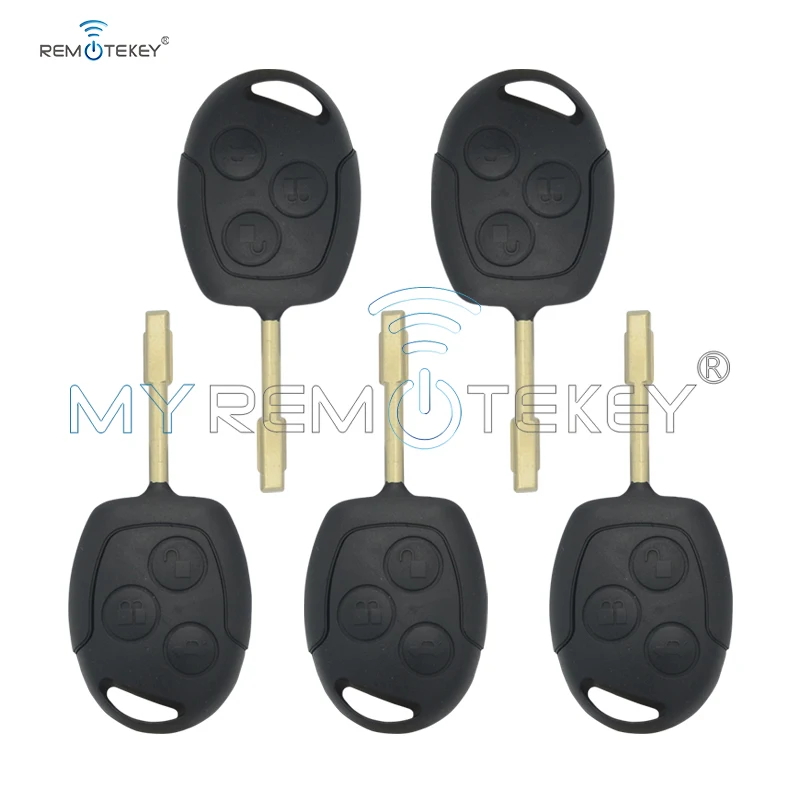 

Remtekey 5pcs 2S6T15K601AB 433Mhz 3 button ID63 blade for Ford Focus C-Max S-Max Mondeo Fiesta Fusion 2006 2007 2008 2009 2010