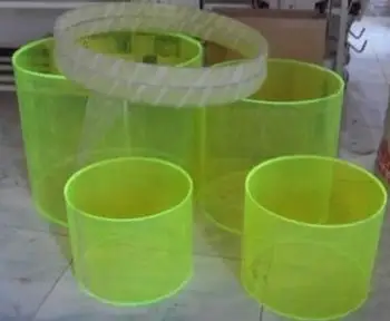 

7pc aCrylic drum body with one pair aCrylic drum hoop