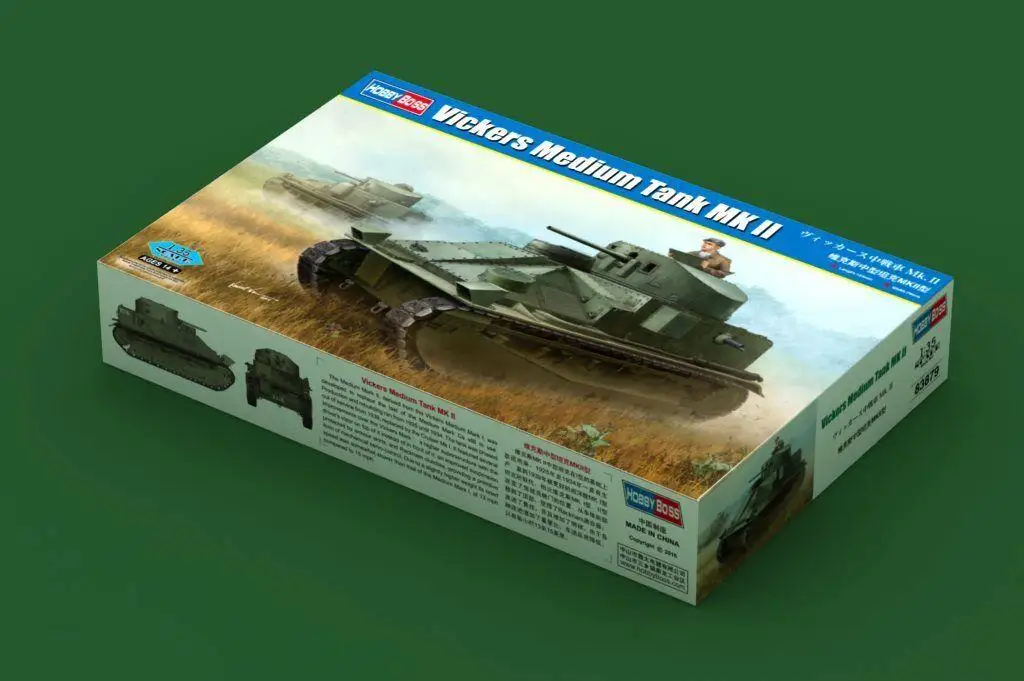 Hobbyboss 83879 1/35 масштаб Vickers Средний бак Mk. II модельный комплект | Игрушки и хобби