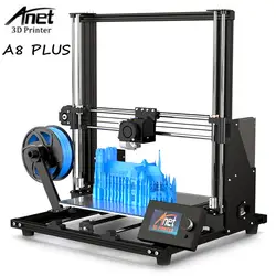 Anet A8 плюс обновленная версия DIY 3D-принтеры 300x300x350 мм Высокая точность металлический Настольный impressora PK Anet A8 3D-принтеры