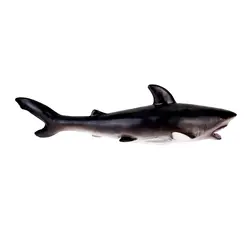 Большая белая акула 30 см реалистичные резиновые океан игрушечная Статуэтка-животное модель миниатюрный детей раннего обучения
