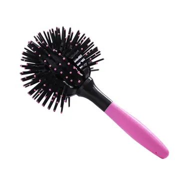 

3D Round Hair Comb Make Up 360 Degree Ball Styling Tools Detangling Hairbrush Heat Resistant Hair Comb Massage Brush