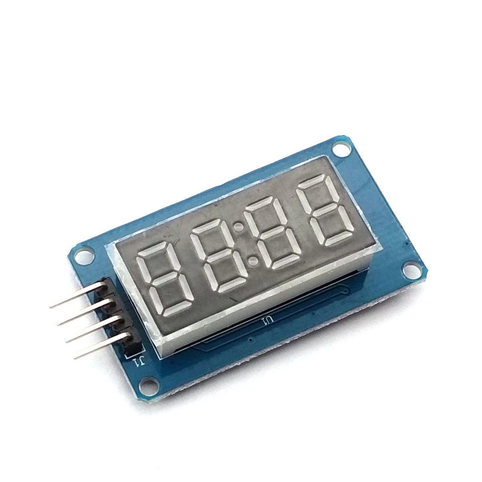 4 битный светодиодный модуль TM1637 с цифровым дисплеем для Arduino 7 сегментов 0 36 дюйма
