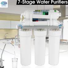 7-sistema de filtro de água com válvula de torneira tubulação de água potável sistema de ultrafiltração purificador de cozinha casa filtros de água