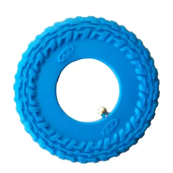 

Pet Dog Portable Silicone Flying Disk Dog Puppy Toys With Bell Doggy Hollow Throwing Tooth Resistant Training Toy Pet Supplies