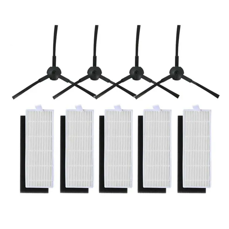 

1set For ILIFE A4 Cleaning Robot ILIFE A4s A6 A4 Robot Vacuum Cleaner hepa filter & Side Brush