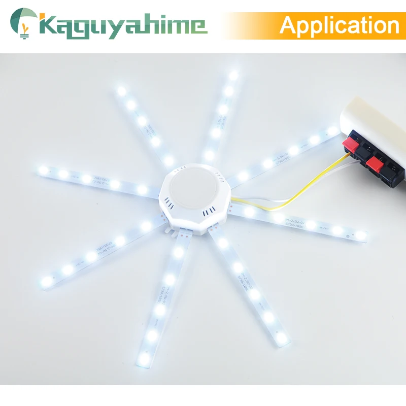 Kaguyahime светодиодный модуль Mini/осьминог/круглый Панель свет лампы трубки 220V 12W 18W 24W Крытый источник света прожектор пото