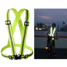 Ремень жилет 50 см высокий Регулируемый ночной 38 Шестерня видимость светоотражающий Велоспорт Спорт взрослые 19 14 96 безопасность унисекс 68 дюймов