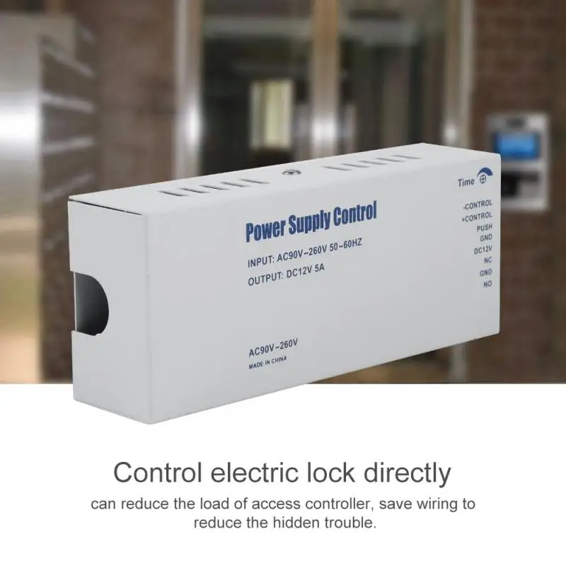 

DC12V Door Access Control System Switch Power Supply for RFID Fingerprint Access Control Device