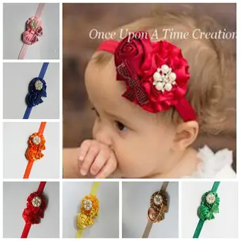 

2015 Fashion Children Girls infant newborn Headband Cute Sequins Bow hair band Girl Hair Accessories 30pcs/lot
