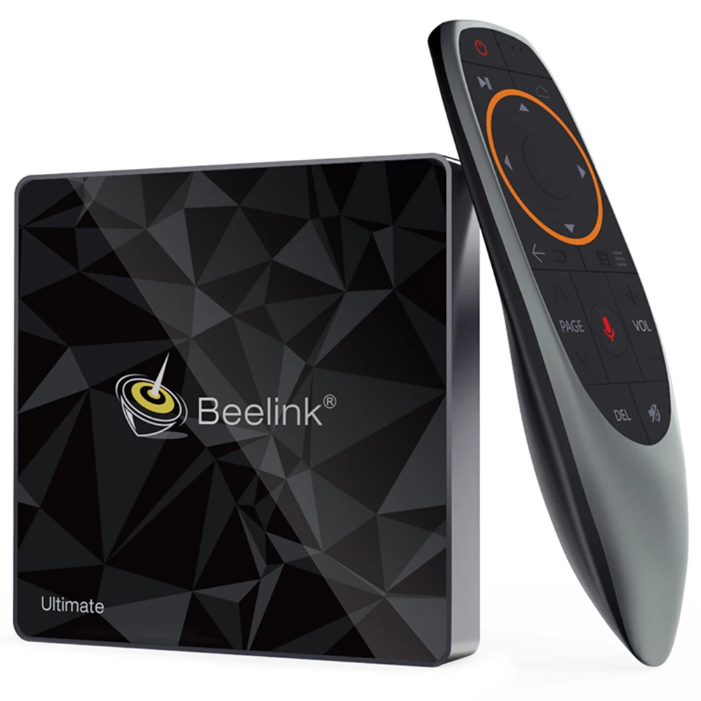 

Beelink Smart TV Box GT1 - A Android 7.1 S912 Octa Core 3GB+32GB 2.4GH/5.8GHz 1000Mbps 4K Voice Control Box TV Support Netflix