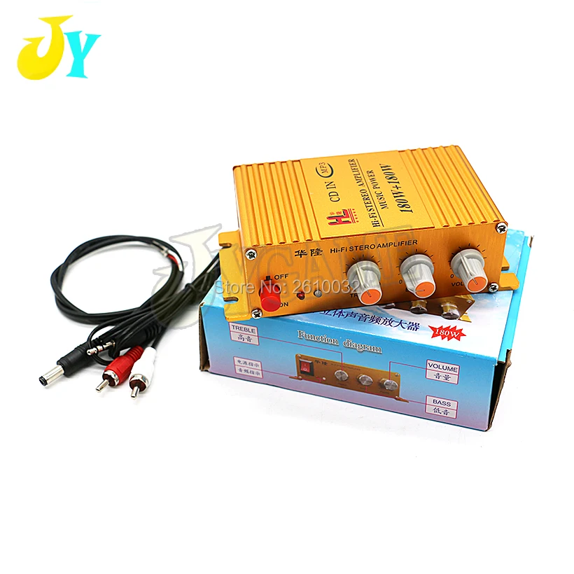 

Arcade Game Machine Hi-Fi STEREO Amplifier 180W+180W Mini Amplifier Music Power With Cable