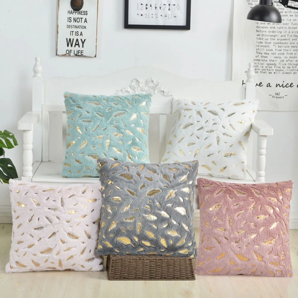 

Fur Decorative Cushion Cover Home Plush Pillow Case Bed Room Pillowcases Pillows Car Seat Decoration Sofa Throw Pillow Covers