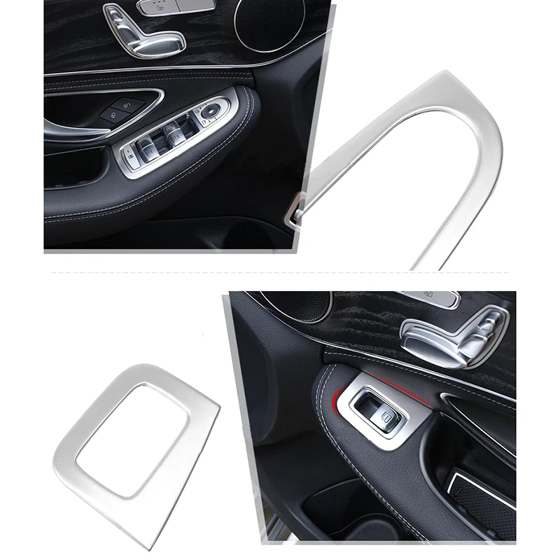 Автомобильная крышка для формы декоративная кнопка подъема окна переключатель блестки для Mercedes-Benz c-класс W205 Glc