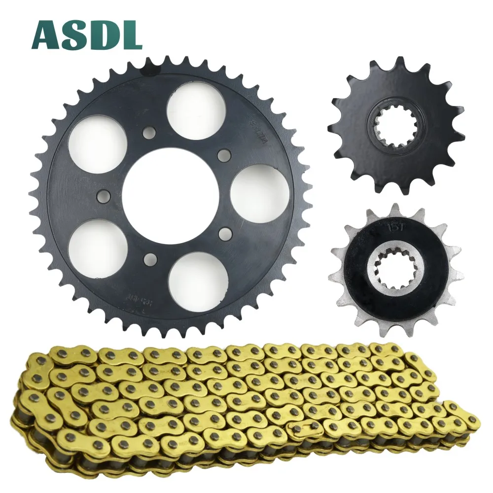 

525H 15T 45T Motorcycle Motor Best Drive Chain and front rear sprocket set for HONDA CB400 CB 400 15 45 Teeth 1992 - 1998
