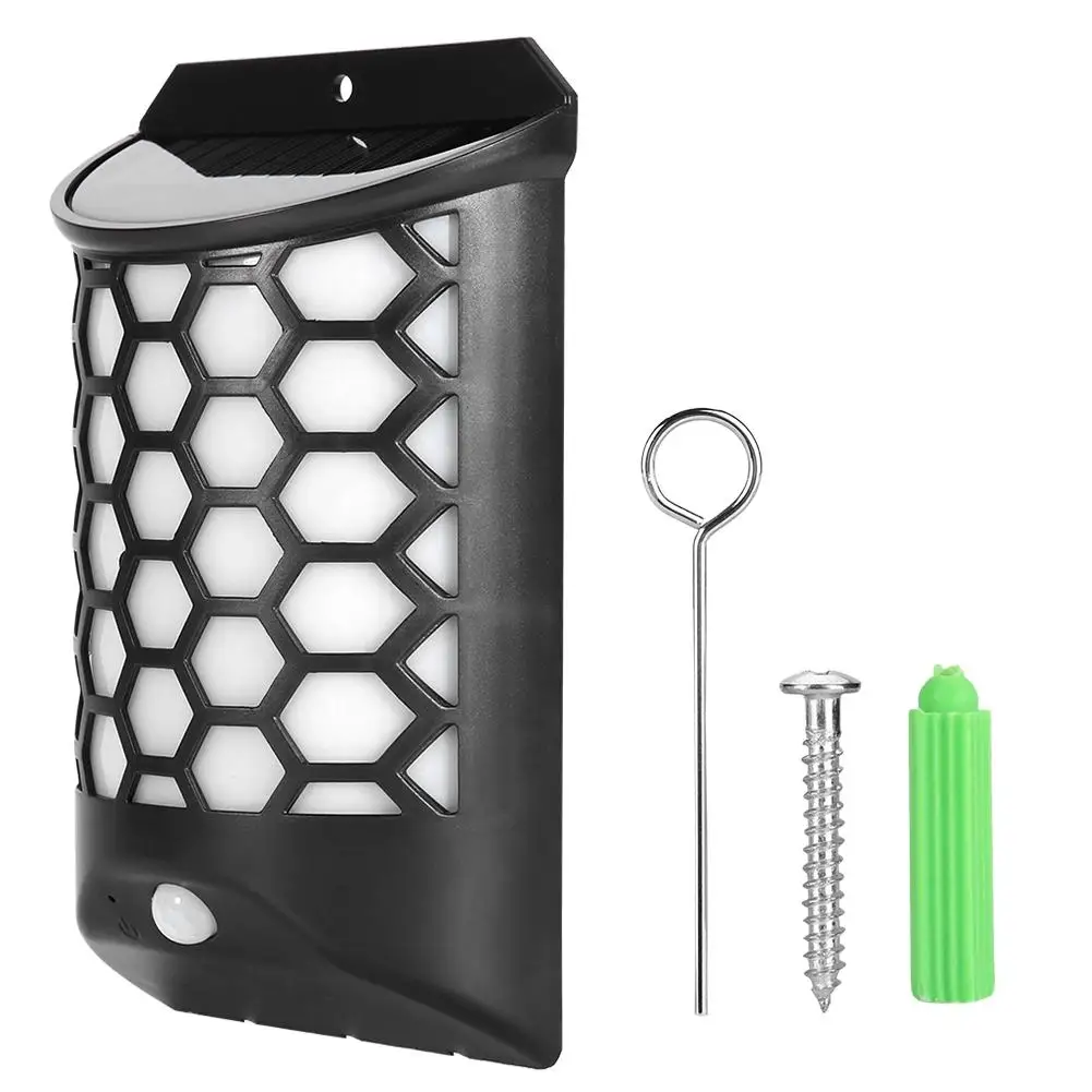 

LED Solar Powered Wall Light Sensor Sconce Lamp for Road Garden Corridor Outdoor Path
