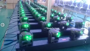 

6lot led stage lights 4x10w led moving head beam rgbw dmx lyre led cabezas moviles discoteca