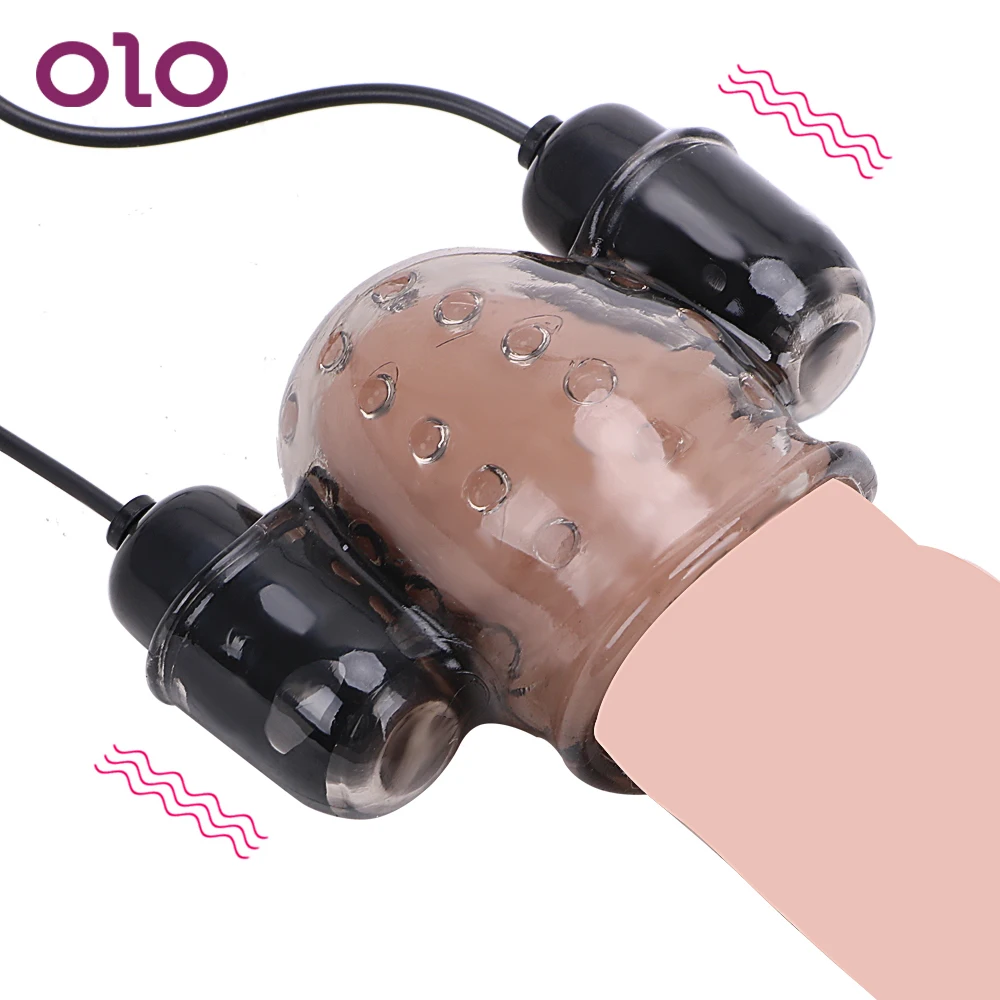 Тренажер OLO Glans 12 Скоростей пенис Вибраторы пенисы массаж Мужской мастурбатор