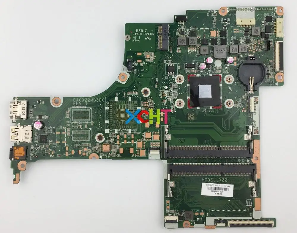 

809397-601 809397-501 809397-001 w A4-6210 CPU DA0X22MB6D0 for HP Pavilion Notebook 17-G Series PC Motherboard Tested
