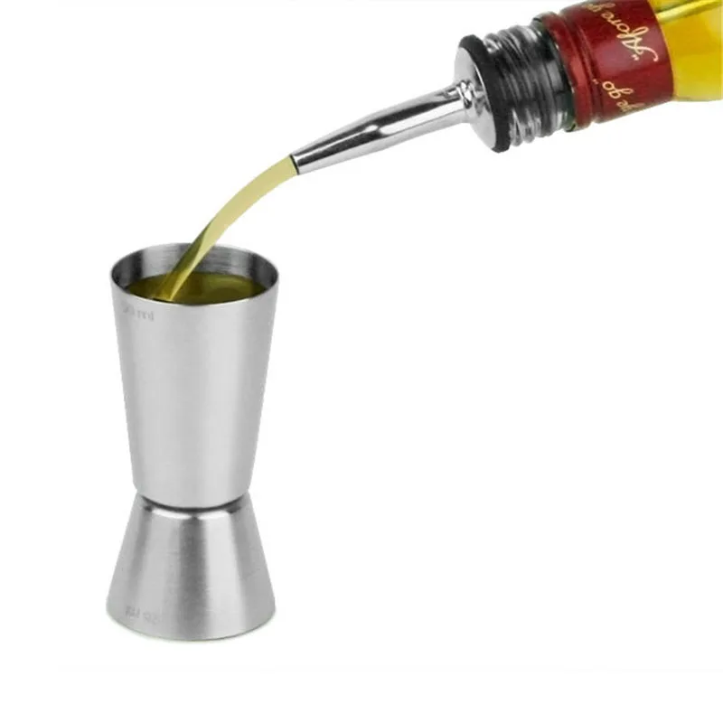 

Fashion 1 Pc 3 Size Portable 2-End Jigger Single Double Shot Wine Cocktail Measure Cup Home Accessories