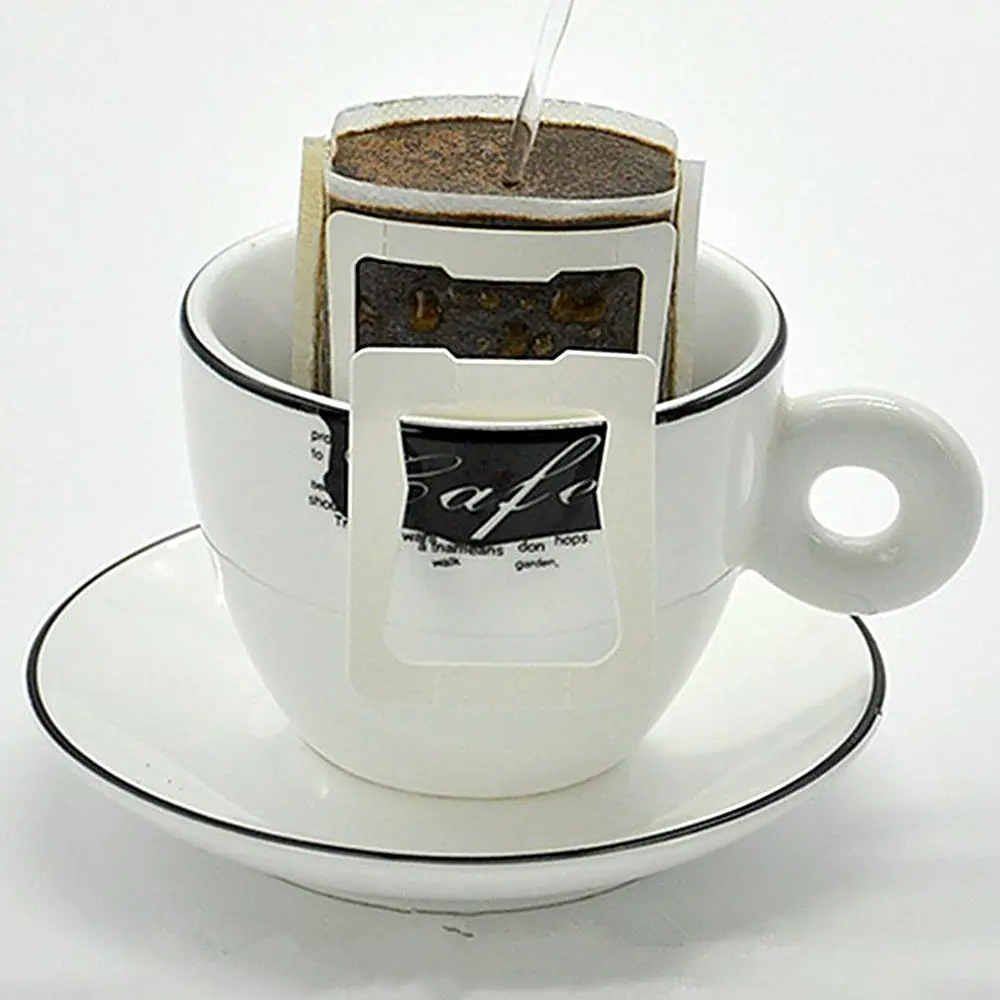 20-50 шт фильтр для кофе капельный мешок Висячие уши одноразовые чайные капельницы фильтр мешок кафе капельница бумага
