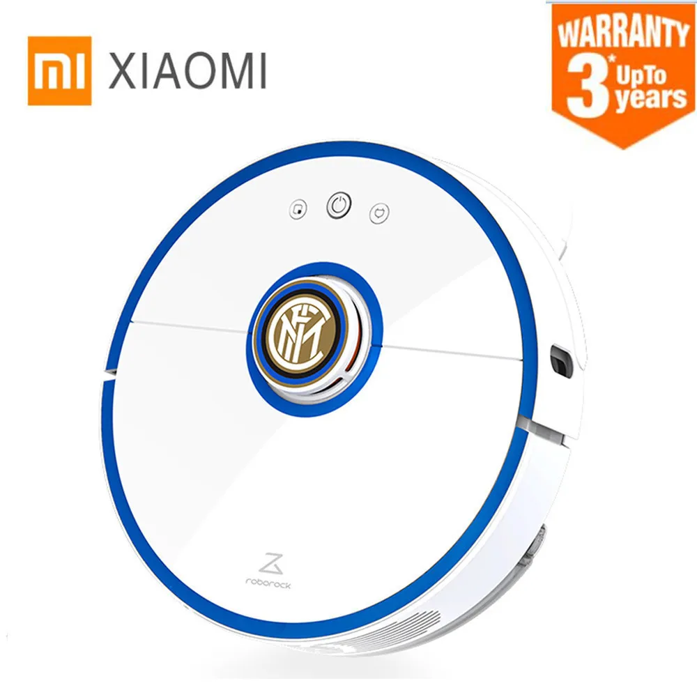 

Xiaomi S52 Mi Roborock Vacuum Cleaning Sweeping Robot Centennial Inter Milan Custom Edition with Football Star Voice Package