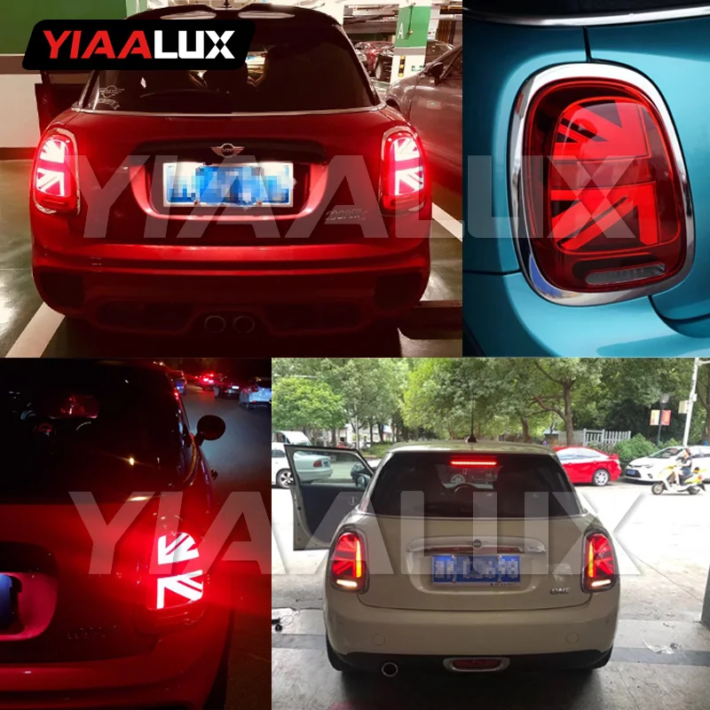 YIAALUX Car Styling for BMW MINI F55 F56 F57 Tail Lights 2013-now for MINI Rear Light DRL+Turn Signal+Brake+Reverse LED lights