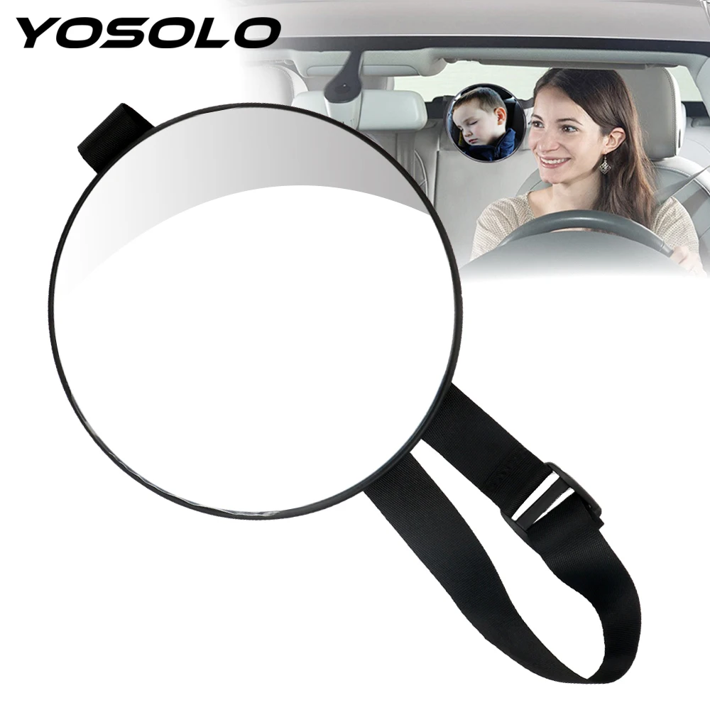 

YOSOLO 17*17cm 1PC Baby Facing Rear Ward Infant Care Safety Kids Monitor Car Safety View Back Seat Mirror Car Baby Mirror