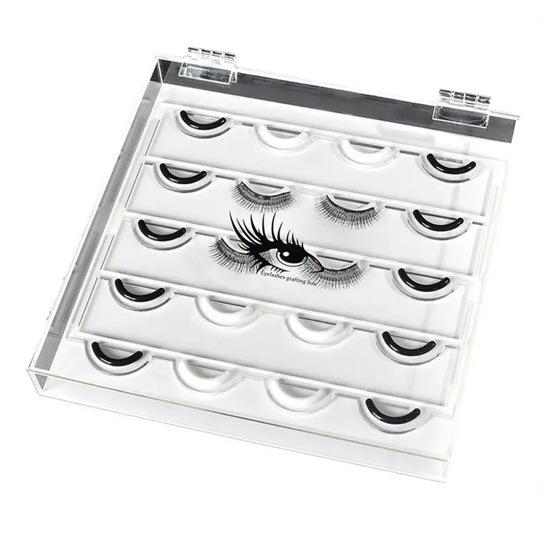 5 Layers False Eyelash Extension Display Box Acrylic Lashes Storage Box Makeup Cosmetic Eyelashes Display Storage Holder Case 5 Layers False Eyelash Extension Display Box Acrylic Lashes Storage Box Makeup Cosmetic Eyelashes Display Storage Holder Case