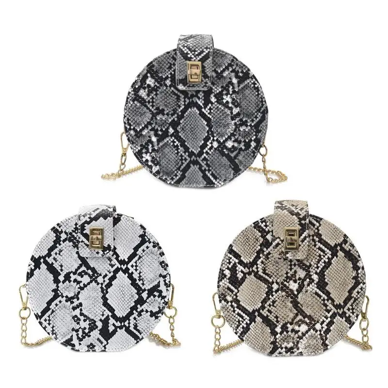 جديد الأزياء اعوج سلسلة جولة شكل أكياس Crossbody للنساء صغيرة حقيبة كتف جلدية pu جديد الأزياء اعوج سلسلة جولة شكل أكياس Crossbody للنساء صغيرة حقيبة كتف جلدية pu