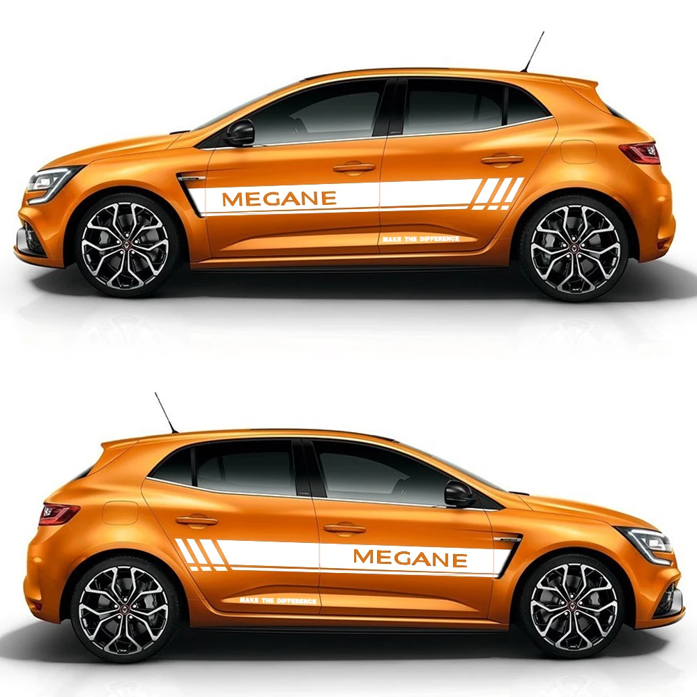 Автомобильные наклейки 200 см для Renault Megane боковая наклейка на кузов автомобиля