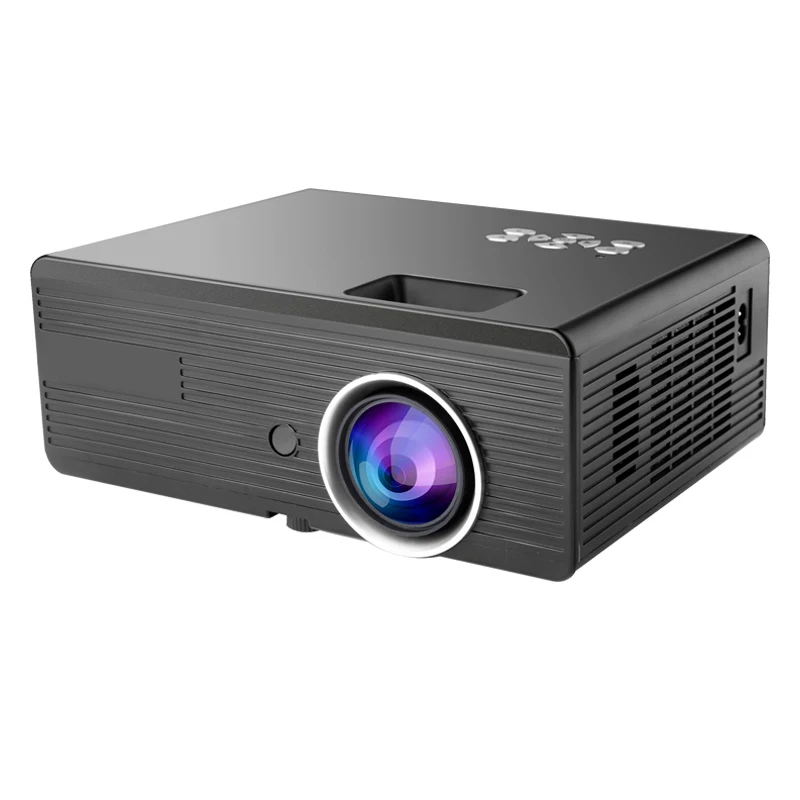 LEROY LED Mini Portable 2300 Lumens Full HD Projector 800 * 480 Native Resolution WIFI SDcard Projector for Home Theater