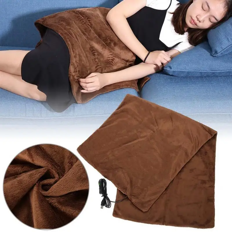 

Electric Winter Warm Heating Blanket Office Home Chair Pad Winter Warmer Heater Body Braces Supports Health Care