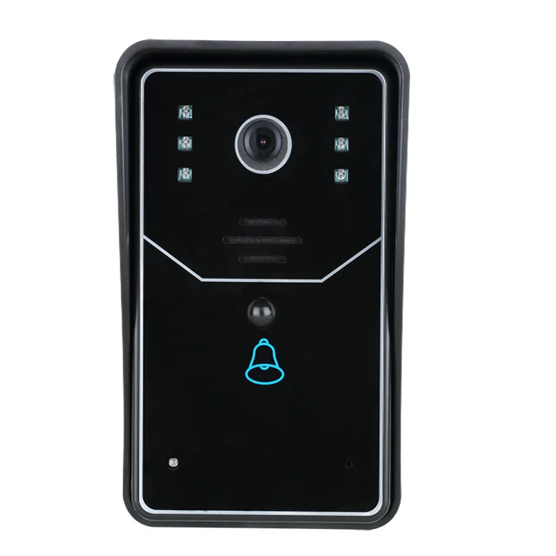 

Touch Key WiFi Doorbell Wireless Video Door Phone Home Intercom System IR RFID Camera EU Plug