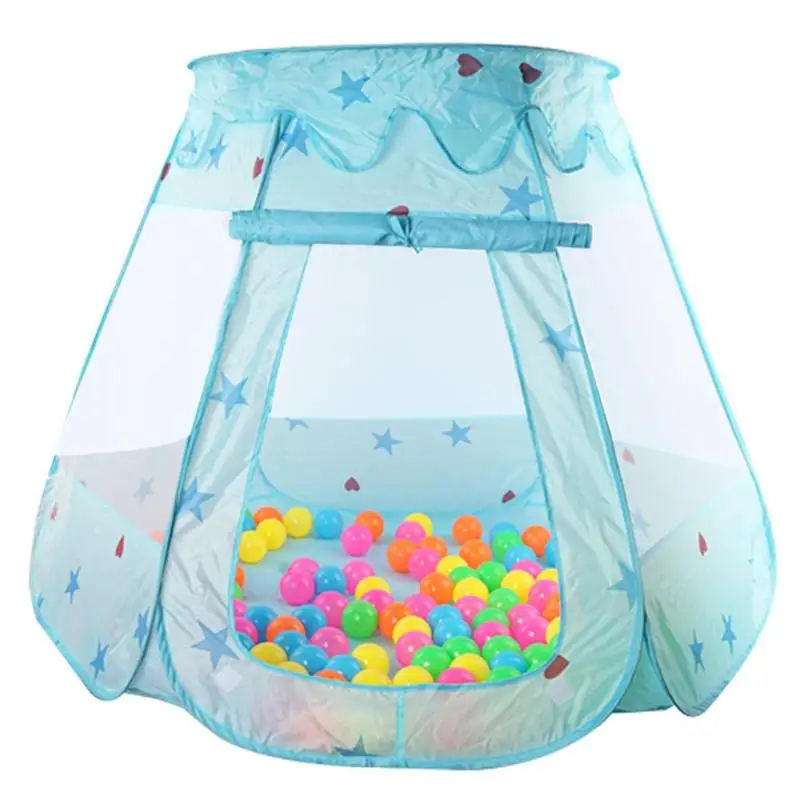 Детский океан мяч Яма бассейн с игровой корзиной палатка для девочек и мальчиков принцесса игрушка Крытый открытый игровые домики игрушки для детская игровая палатка подарок