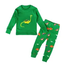 Детский пижамный комплект для маленьких мальчиков и девочек, костюм для сна, одежда для сна, одежда для сна, домашняя одежда, От 1 до 7 лет