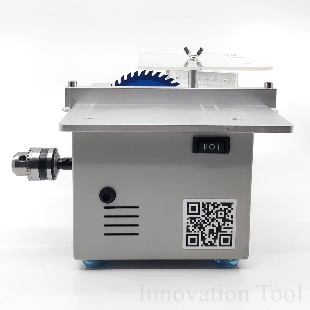 Многофункциональная Настольная мини-пила, деревообрабатывающая скамейка, DIY хобби, модель, режущий инструмент, B10, сверлильный патрон, регулируемая скорость, двойной двигатель
