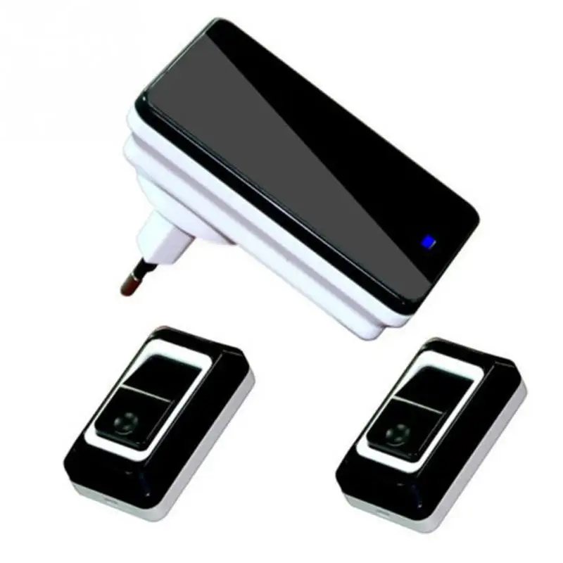 

US/UK/EU/AU Plug 110V-220V Wireless Remote Electronic Door Bell Security Door Bell Transmitter Receiver Home