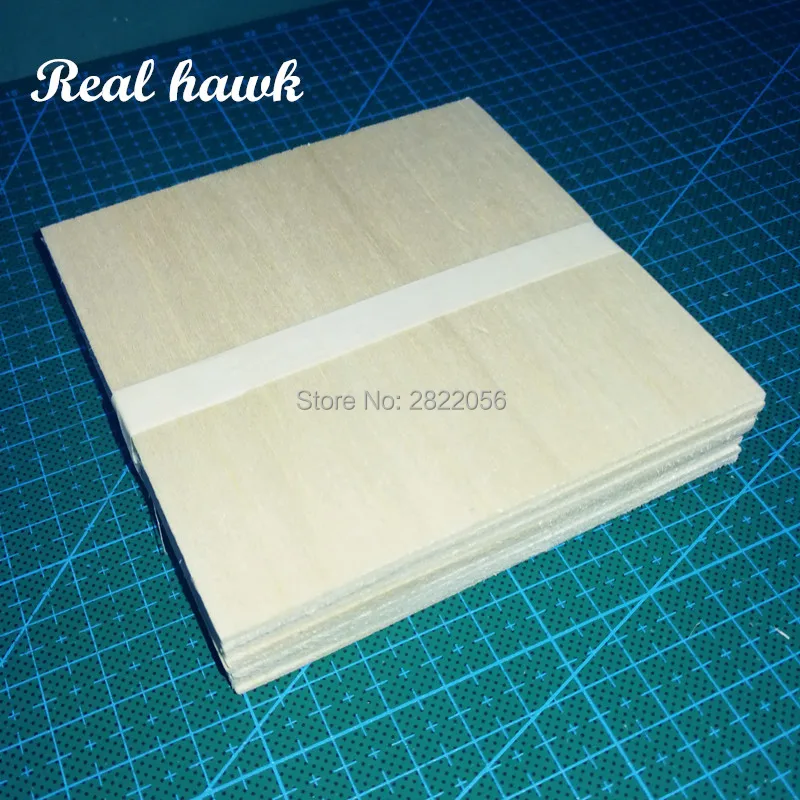 

20pcs AAA+ Balsa Wood Sheets 100x100x2mm Model Balsa Wood for DIY RC model wooden plane boat material