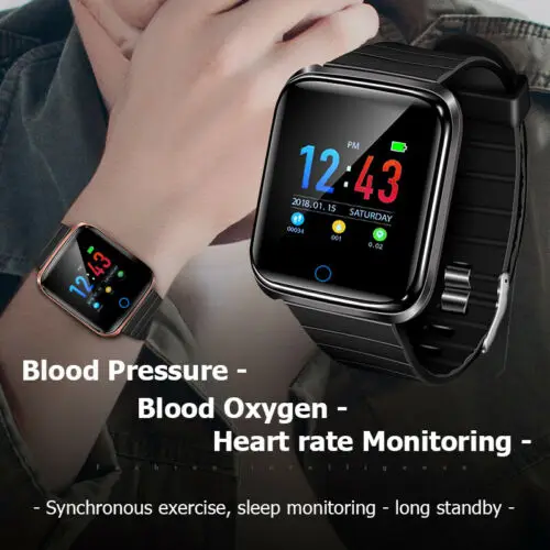 

Fashion New LED Smart Watch Hand Ring Motion Tracker Blood Pressure Heart Rate Monitor IP67 Waterproof Magnetic charging