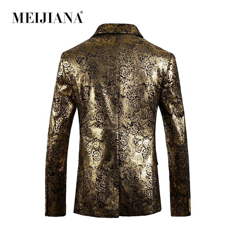 Костюмы Homme 2018 свадебный смокинг MEIJIANA Мужской приталенный Блейзер для