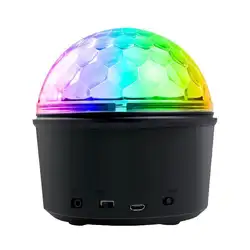 Удаленный Управление Bluetooth Динамик Кристалл Magic вращающийся диско-шар светодио дный свет 9 Цвет этап КТВ лампа День рождения поставки
