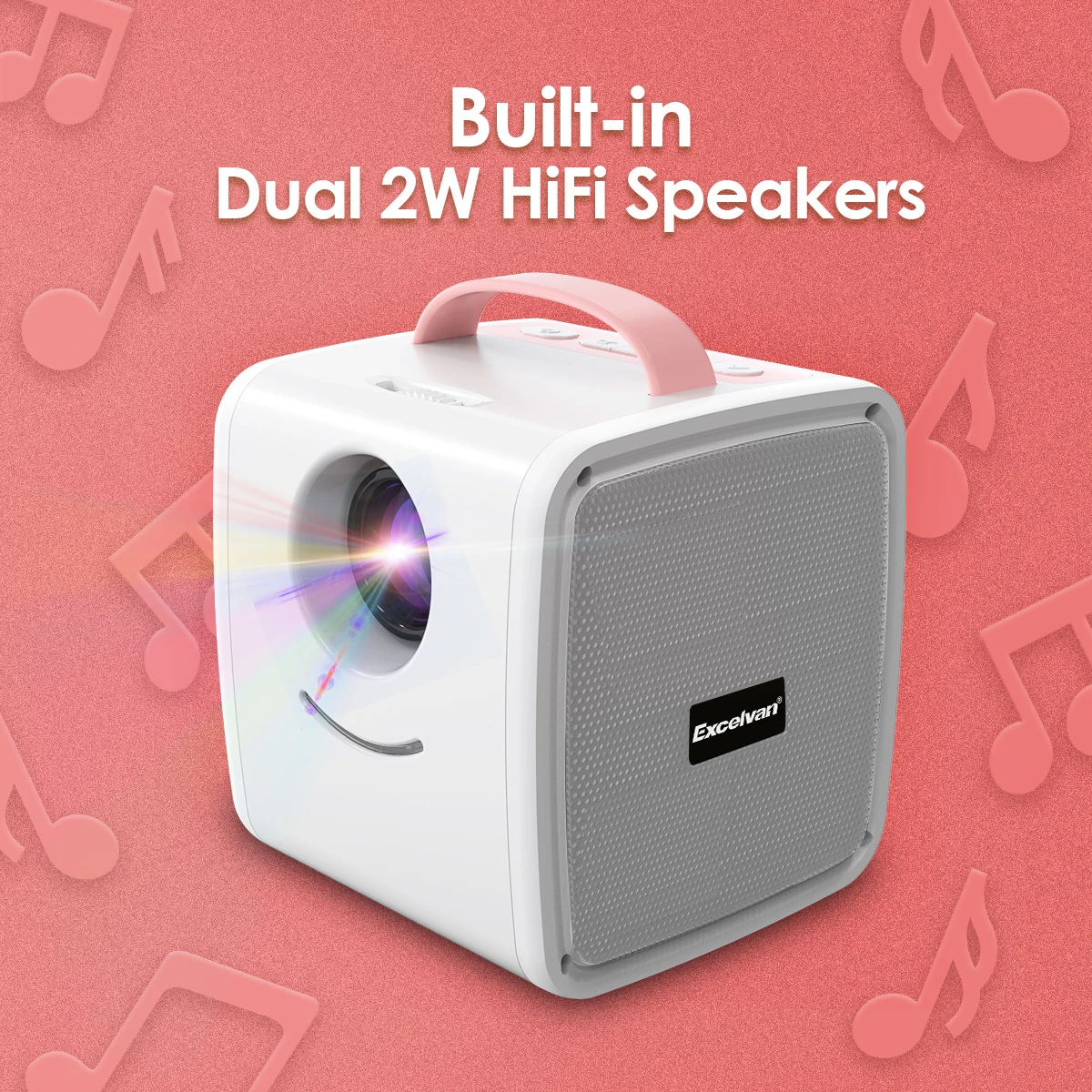 

Excelvan Q2 Kids Children's Toy Projector Multimedia Home Theater Support 1080P TF card AV USB HDMI Devices Mini Projectors