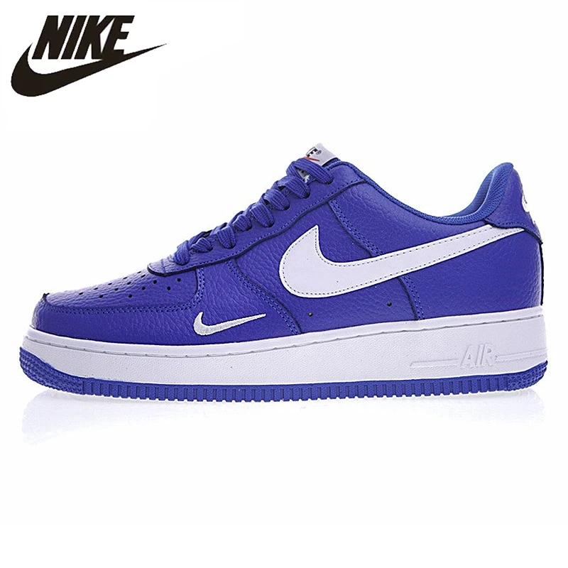 

Nike Air Force 1 AF1 Men's Skateboarding Shoes Bule Shoes Comfortable Breathable Outdoor Sports Sneakers #820266-406